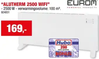 Hubo ALUTHERM 2500 WIFI aanbieding