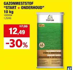 Hubo GAZONMESTSTOF START + ONDERHOUD 10 kg aanbieding