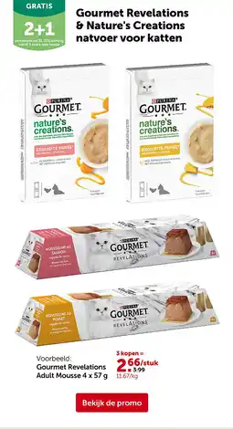 AVEVE Gourmet Revelations Adult Mousse 4 x 57 g aanbieding