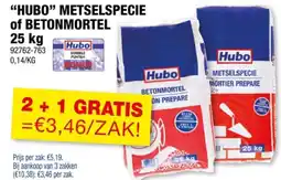 Hubo HUBO METSELSPECIE of BETONMORTEL 25 kg aanbieding