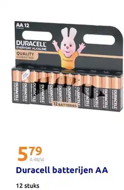 Action Duracell batterijen AA aanbieding