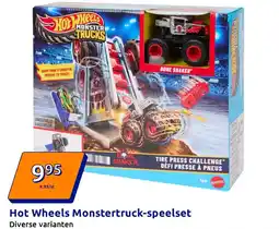 Action Hot Wheels Monstertruck-speelset aanbieding