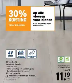 GAMMA Laminaat Nordic aanbieding