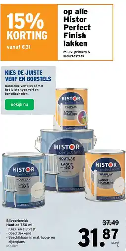 GAMMA Houtlak 750 ml aanbieding