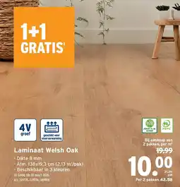 GAMMA Laminaat Welsh Oak aanbieding
