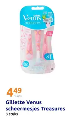 Action Gillette Venus scheermesjes Treasures aanbieding