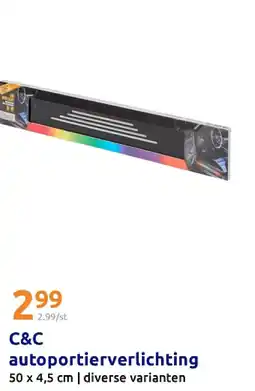Action C&C autoportierverlichting aanbieding