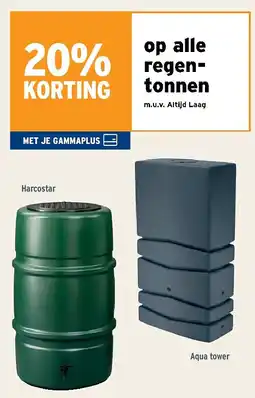GAMMA op alle regentonnen aanbieding