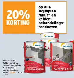 GAMMA Kelder-bezetting cementcoating 5 kg aanbieding