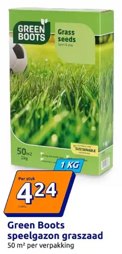 Action Green Boots speelgazon graszaad aanbieding