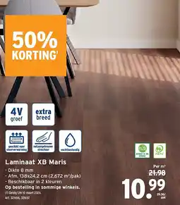 GAMMA Laminaat XB Maris aanbieding