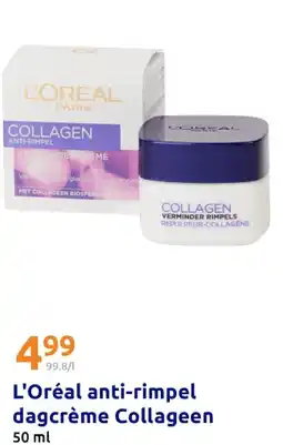 Action L'Oréal anti-rimpel dagcrème Collageen aanbieding