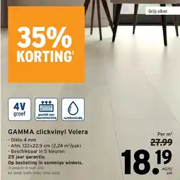 GAMMA GAMMA clickvinyl Volera aanbieding