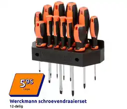 Action Werckmann schroevendraaierset aanbieding