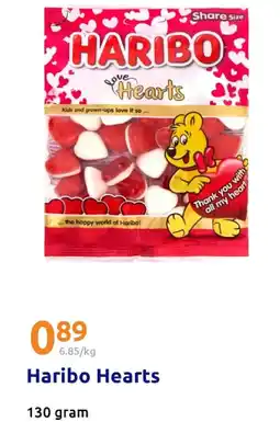 Action Haribo Hearts aanbieding