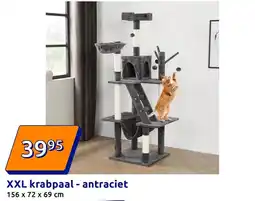 Action XXL krabpaal - antraciet aanbieding