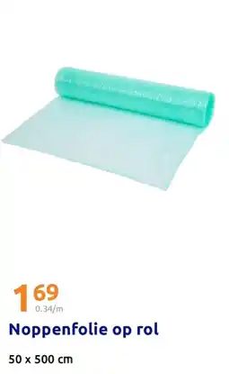 Action Noppenfolie op rol aanbieding