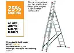 GAMMA op alle Altrex reformladders aanbieding