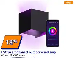 Action LSC Smart Connect outdoor wandlamp aanbieding