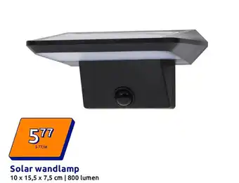 Action Solar wandlamp aanbieding