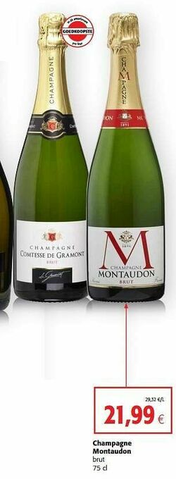 Colruyt Champagne montaudon brut aanbieding