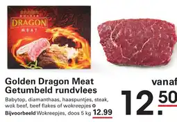 Sligro Golden Dragon Meat Getumbeld rundvlees aanbieding