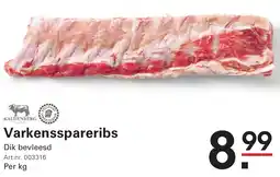 Sligro Varkensspareribs aanbieding
