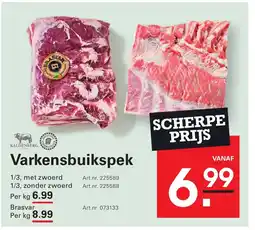 Sligro Varkensbuikspek aanbieding