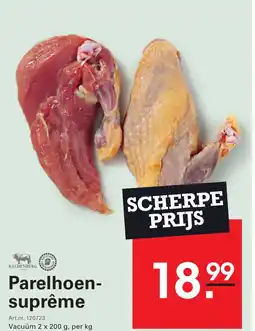 Sligro Parelhoen suprême aanbieding