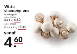 Sligro Witte champignons aanbieding