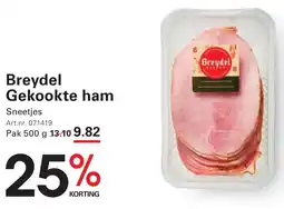 Sligro Breydel Gekookte ham aanbieding