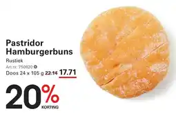 Sligro Pastridor Hamburgerbuns aanbieding
