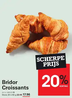Sligro Bridor Croissants aanbieding