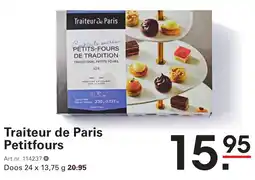 Sligro Traiteur de Paris Petitfours aanbieding