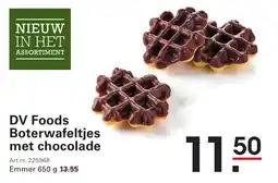 Sligro DV Foods Boterwafeltjes met chocolade aanbieding