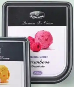 Sligro Sanissimo Premium Sorbet framboos aanbieding