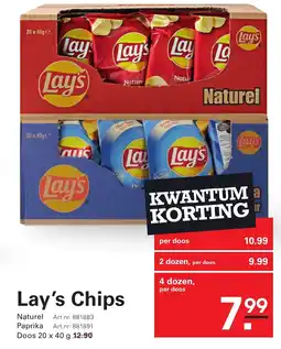 Sligro Lay's Chips aanbieding