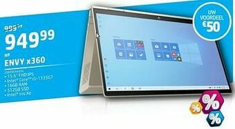AUVA Hp envy x360 aanbieding