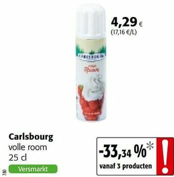 Colruyt Carlsbourg volle room aanbieding