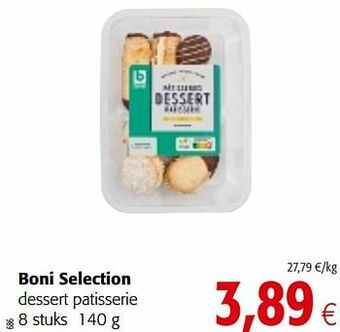 Colruyt Boni selection dessert patisserie aanbieding