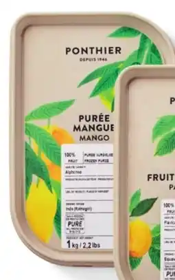 Sligro Ponthier Fruitpuree Mango aanbieding