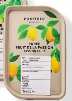 Sligro Ponthier Fruitpuree passievrucht aanbieding