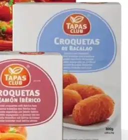 Sligro Tapas Club Snacks spaanse kroketjes met ibericoham aanbieding