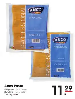 Sligro Anco Pasta aanbieding
