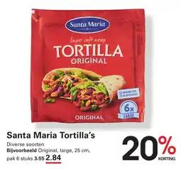 Sligro Santa Maria Tortilla's aanbieding