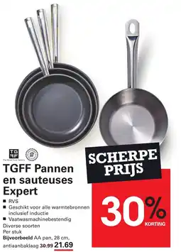 Sligro TGFF Pannen en sauteuses Expert aanbieding