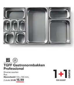Sligro TGFF Gastronormbakken Professional aanbieding