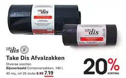 Sligro Take Dis Afvalzakken aanbieding