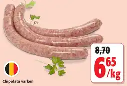 Colruyt Chipolata varken aanbieding