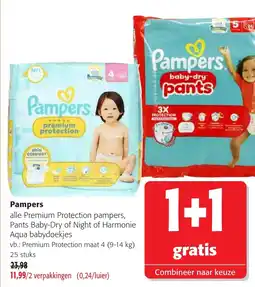 Colruyt Pampers aanbieding